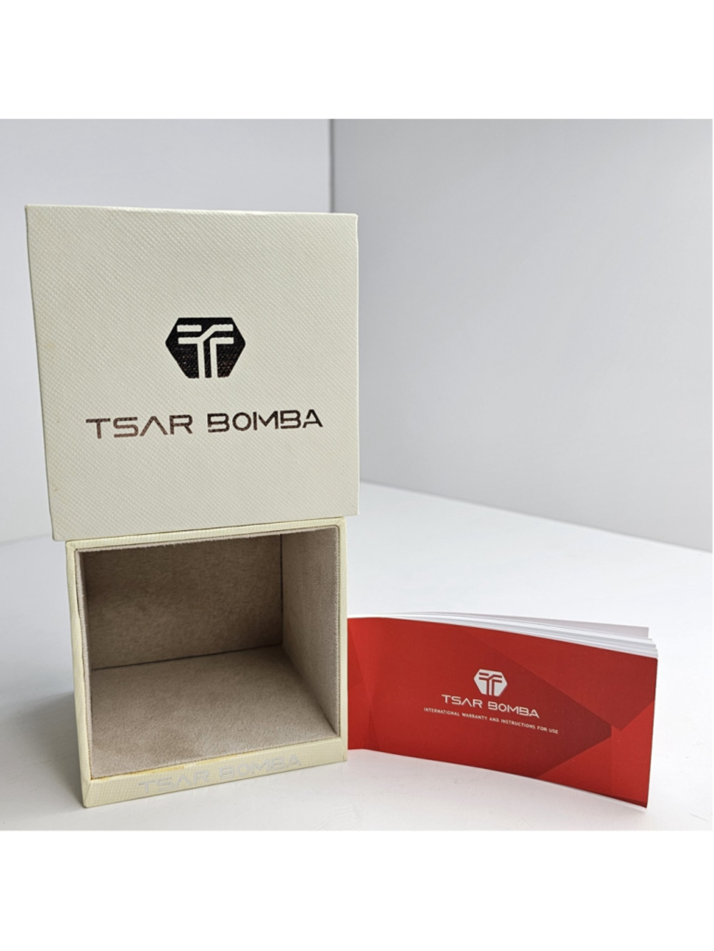 Tsar Bomba Watch Box Case w/ Instruction Manual Booklet Empty Original Packaging